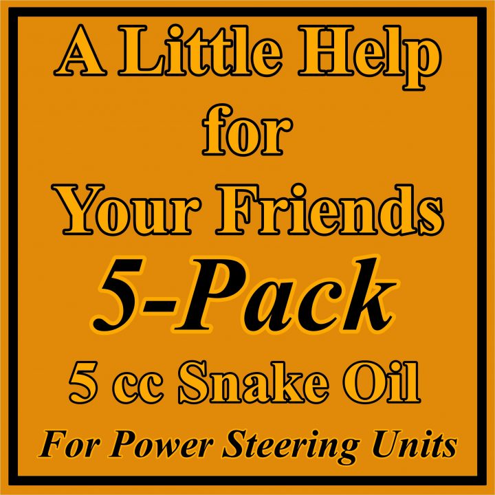 5 pack 5 CC SO for Power Steering Systems