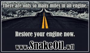 The road goes on forever. With Snake Oil your ride will see more of them!